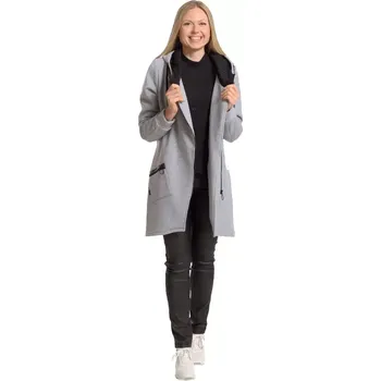 Sportovně elegantní dámská parka Tolmea 8923 šedý melír velikost 40