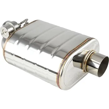 Zadní díl výfuku Aktivní výfukový tlumič JRspec 63 mm (2.5") pravý – s podtlakovou klapkou a dálkovým ovládáním