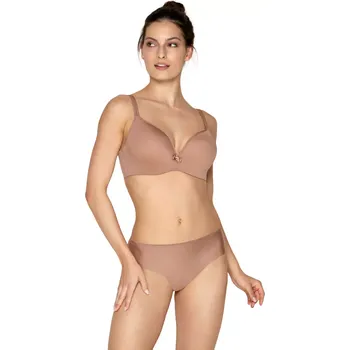 Podprsenka Bezešvá podprsenka BeautyBra Cinnamon Nude se skrytými kosticemi Timo 042840 velikost 75H