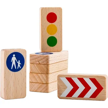 autíčko Waytoplay Roadblocks - Traffic Signs