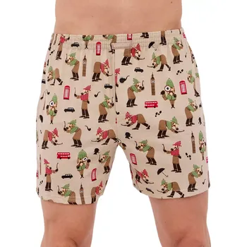 Trenýrky Bavlněné trenky s obrázky Cornette Classic 001/163 Sherlock velikost 4XL-66/68