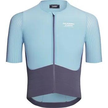 cyklistický dres Pas Normal Studios Mechanism Pro Jersey - Iron Grey / Pale Blue XL