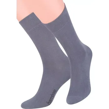 Dámské ponožky Ponožky Steven s bambusem 086 šedé velikost 41-43
