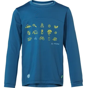 cyklistický dres Vaude Kids Solaro LS T-Shirt II - ultramarine