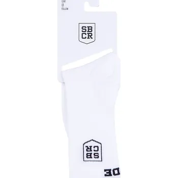 SBCR Cyklistické ponožky Stelvio-white XXL 44-47