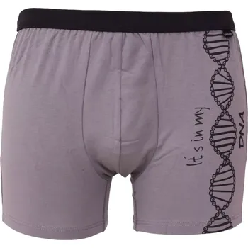 Pánské spodní prádlo Moderní pánské boxerky Andrie PS 5905 šedá velikost XXL-58/60