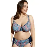 Dvoudílné plavky Triola 81226/92 tyrkys vzor velikost 80F