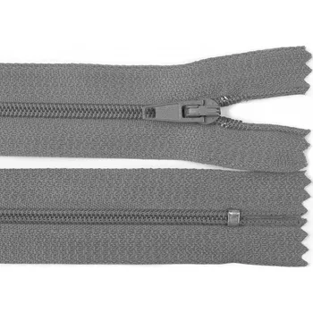Zip Zip spirálový šíře 3 mm, délka 20 cm - šedý neutrální