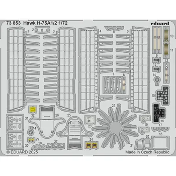 Plastikový model Eduard 1/72 Hawk H-75A1/2 (ARMA HOBBY)