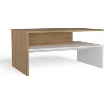 Konferenční stolek Konferenční stolek Boston 90 cm dub artisan/bílý