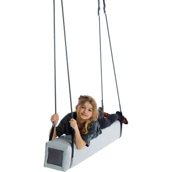 Dětská houpačka EMPIS Terapeutická houpačka - kvádr s nastavitelnými lany a závěsným nosníkem Barva: Světle modrá