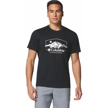 Pánské tričko Columbia Path Lake™ Graphic Tee II M 1934814021 - black/brush with nature M