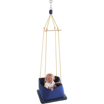 Dětská houpačka EMPIS Malá houpačka s bezpečnostními prvky Materiál čalounění: Hebká látka podobná semiši, Barva čalounění: Zelená