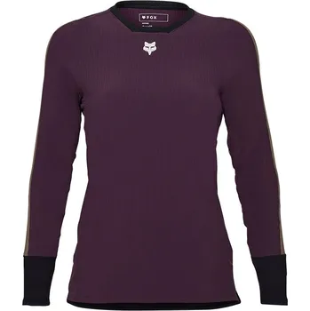 cyklistický dres FOX W Defend Thermal Jersey - dark purple