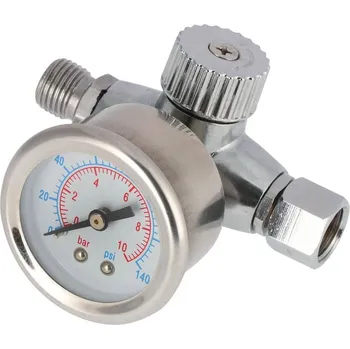 Kompresor Airpress Regulátor s manometrem na lakovací pistole 0-10 bar I05 45748-R