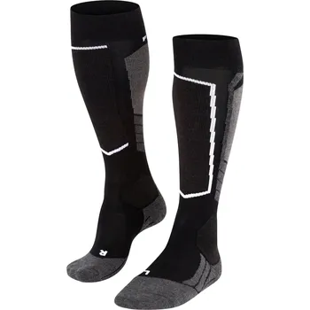 Pánské termo ponožky Falke SK2 Wool Women Skiing Knee-high Socks - black-mix 41-42