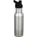 Klean Kanteen Classic Narrow 18oz (w/Sport Cap) - brushed stainless 532 ml