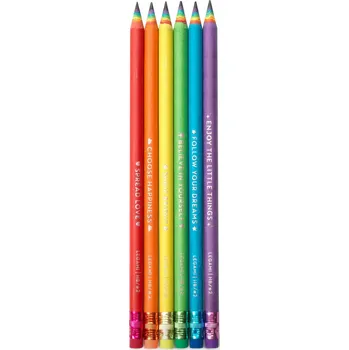 Pastelka Legami Happiness For Every Day - Set Of 6 Hb Graphite Pencils
