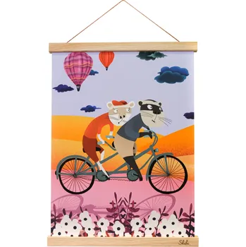 Dekorace do dětského pokoje Skibi Home Art print A3 Ventilek a Dušička