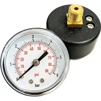 Příslušenství k čerpadlu ITALFLEXO Manometr pr.50 G1/4" 0-6bar zadní