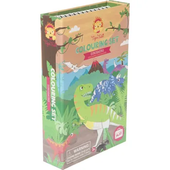 omalovánky Tiger Tribe Colouring Set - Dinosaur