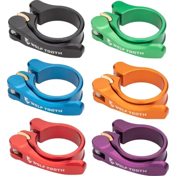 Sedlovka Wolf Tooth Seatpost Clamp QR 31.8 mm zelená