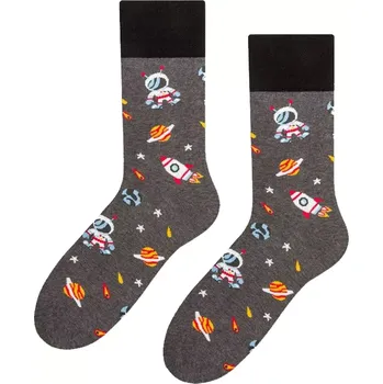 Pánské ponožky Obrázkové pánské ponožky Steven 13084 grafit velikost 41-43