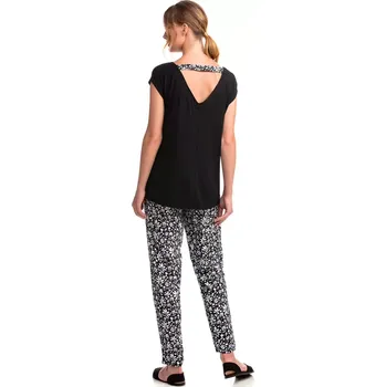 Dámské pyžamo Elegantní černé pyžamo pro ženy Vamp! Wynona 14061 velikost L