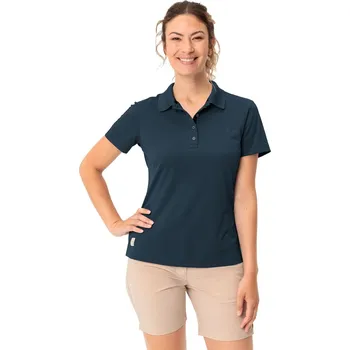 Pánské tričko Vaude Women's Essential Polo Shirt - dark sea XL