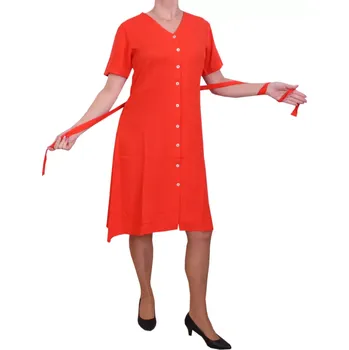 Dámské šaty Dámské košilové šaty M.X.O. 71986 korál velikost XL