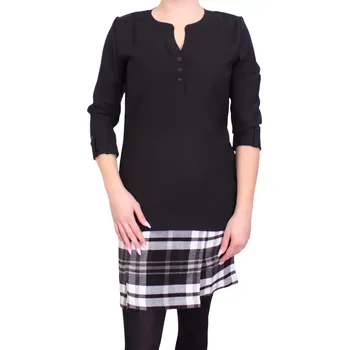 Dámská tunika Dámská třpytivá košile Orange Point 2516 černá velikost L