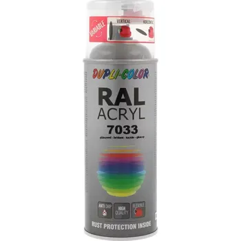Autolak DUPLI COLOR RAL - lak RAL ACRYL RAL 7033 cement grey gloss 400 ml DLC 366192