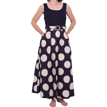 Dámské šaty Šaty bez rukávů LaVita 12320 navy velikost M/L