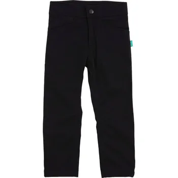 Dívčí kalhoty Wouki Zimní softshellové kalhoty Niko - black 158