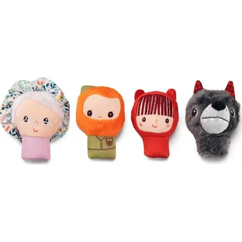 plyšák Lilliputiens Set prstových maňásků - Červená Karkulka