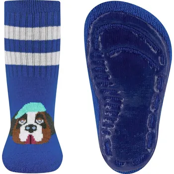 Ewers Stoppersocken SoftStep Hund - surf blue 29-30