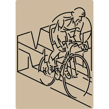 Plakát Obraz Matěje Činčery s rámem 1000 x 1400 mm - IL PIRATA černá