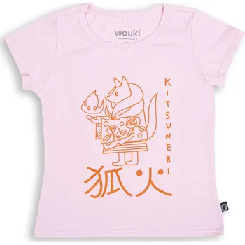 Chlapecké tričko Wouki Dívčí triko Akatsuki - Light pink 122