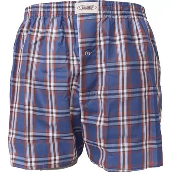 Trenýrky Pánské popelínové trenýrky Climber 3100C87 cihlo-jeans kostka velikost L-50/52