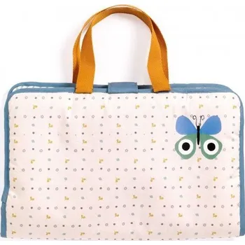 Panenka Djeco Dolls - Baby care Changing bag Blue Fly