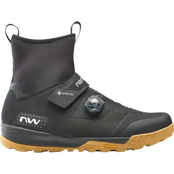 Pánské cyklistické tretry Northwave Kingrock Plus GTX - black/honey 43