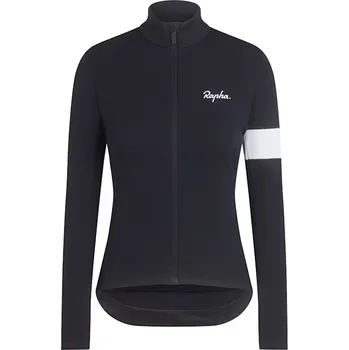 Cyklistická bunda Rapha Women's Core Winter Jacket - Black/White