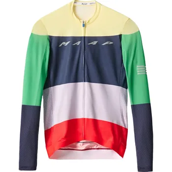 cyklistický dres MAAP Level Pro Air LS Jersey 2.0 - Navy Mix