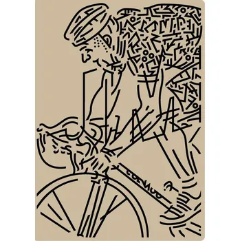 Plakát Obraz Matěje Činčery s rámem 1000 x 1400 mm - THE LION OF FLANDERS šedá