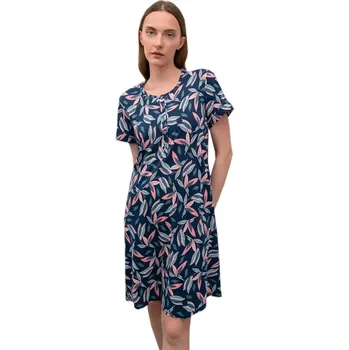 Dámské noční prádlo Dámská noční košilka pro plnoštíhlé ženy Vamp! Phyllis 16033 blue marine velikost S