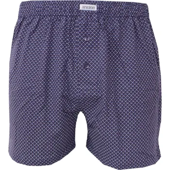 Trenýrky Pánské bavlněné trenky s jemným vzorem Andrie PS 5897 navy velikost XXL-58/60