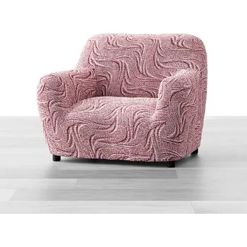 Napínací potah decoDoma napínací potah na křeslo bielastický BRILLANTE bordó křeslo (š. 60 - 110 cm)