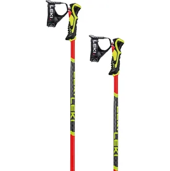 Sjezdová hůlka Leki WCR Lite SL 3D - bright red/black/neon yellow 90