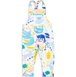 Wouki Dětské kalhoty s laclem OKAMI - blue jungle