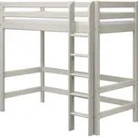 Flexa Vysoká postel Flexa - Classic s rovným žebříkem (borovice bělená)